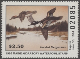 Picture of 1993 Maine Duck Stamp MNH VF