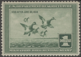 Picture of RW4 1937 Duck Stamp  MLH VF