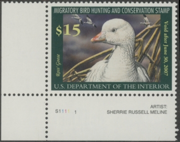 Picture of RW73 2006 Duck Stamp  MNH XF+