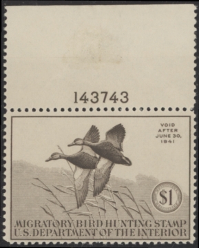 Picture of RW7 1940 Duck Stamp  MLH F-VF