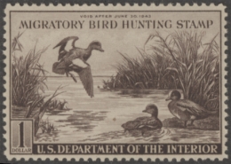 Picture of RW9 1942 Duck Stamp  MLH F-VF