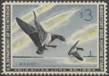 Picture of RW30 1963 Duck Stamp  MNH XF -Sup