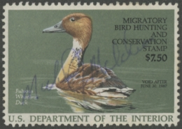 Picture of RW53 1986 Duck Stamp  Used F-VF