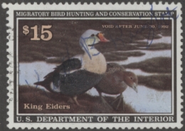 Picture of RW58 1991 Duck Stamp  Used VF