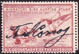 Picture of RW13 1946 Duck Stamp  Used Fine