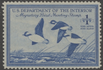 Picture of RW15 1948 Duck Stamp  Unsigned F-VF
