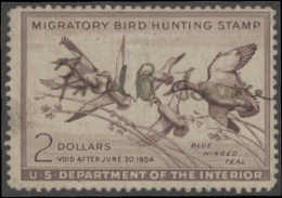 Picture of RW20 1953 Duck Stamp  Used, Faults F-VF