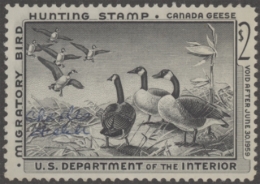 Picture of RW25 1958 Duck Stamp  MNH F-VF