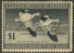 Picture of RW14 1947 Duck Stamp  Used F-VF