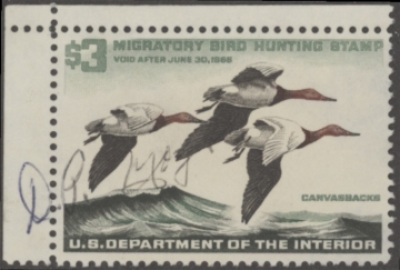 Picture of RW32 1965 Duck Stamp  Used VF