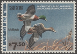 Picture of RW47 1980 Duck Stamp  MNH XF-Sup 95