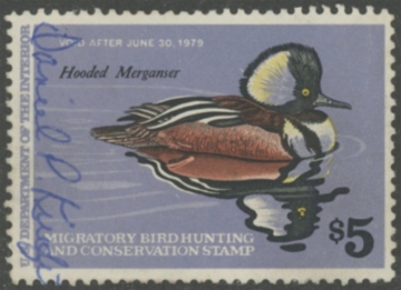 Picture of RW45 1978 Duck Stamp  Used F-VF