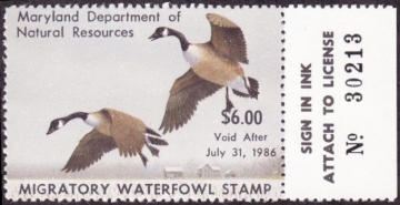 Picture of 1985 Maryland Duck Stamp MNH VF
