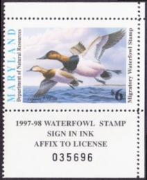 Picture of 1997 Maryland Duck Stamp MNH VF