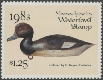 Picture of 1983 Massachusetts Duck Stamp MNH VF