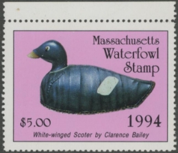 Picture of 1994 Massachusetts Duck Stamp MNH VF
