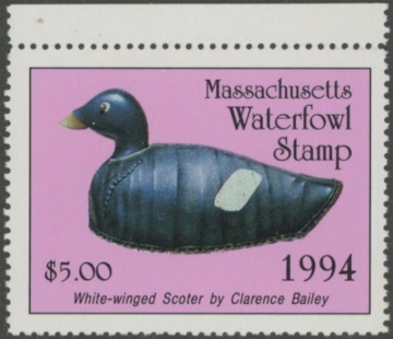 Picture of 1994 Massachusetts Duck Stamp MNH VF