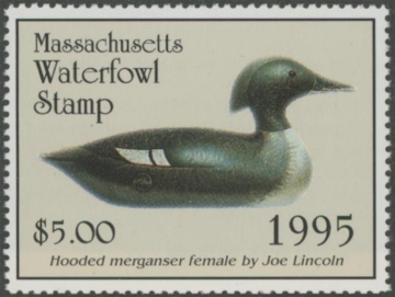 Picture of 1995 Massachusetts Duck Stamp MNH VF