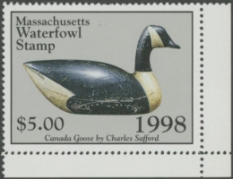 Picture of 1998 Massachusetts Duck Stamp MNH VF