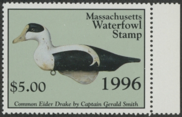 Picture of 1996 Massachusetts Duck Stamp MNH VF