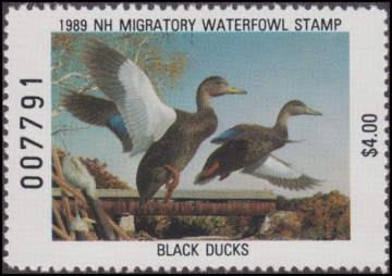 Picture of 1989 New Hampshire Duck Stamp MNH VF
