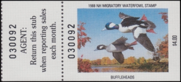 Picture of 1988 New Hampshire Duck Stamp MNH VF
