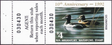 Picture of 1992 New Hampshire Duck Stamp MNH VF