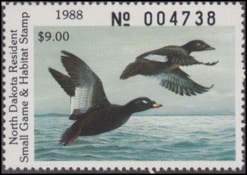Picture of 1988 NR North Dakota Duck Stamp MNH VF