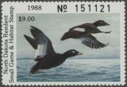Picture of 1988 North Dakota Duck Stamp MNH VF