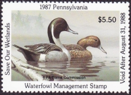 Picture of 1987 Pennsylvania Duck Stamp MNH F-VF