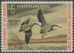 Picture of RW39 1972 Duck Stamp  Unsigned F-VF