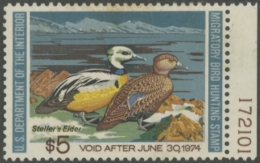 Picture of RW40 1973 Duck Stamp  Unsigned F-VF