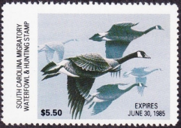 Picture of 1984 South Carolina Duck Stamp MNH F-VF