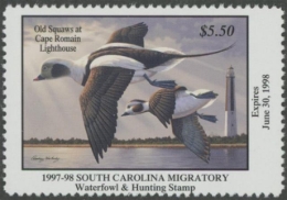 Picture of 1997 South Carolina Duck Stamp MNH VF
