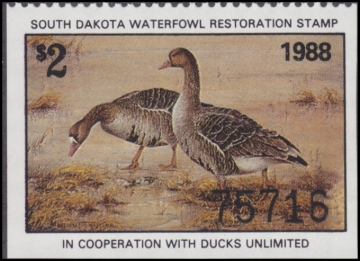 Picture of 1988 South Dakota Duck Stamp MNH VF