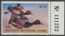 Picture of 1985 Wisconsin Duck Stamp MNH VF