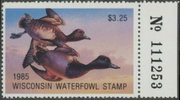 Picture of 1985 Wisconsin Duck Stamp MNH VF