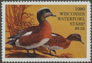Picture of 1980 Wisconsin Duck Stamp MNH VF
