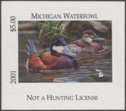 Picture of 2001 Michigan Duck Stamp MNH VF
