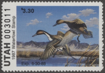 Picture of 1987 Utah Duck Stamp MNH VF