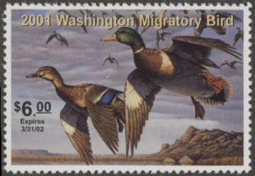 Picture of 2001 Washington Duck Stamp MNH VF