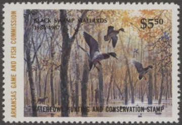 Picture of 1986 Arkansas Duck Stamp MNH VF
