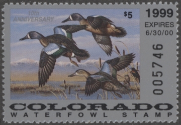 Picture of 1999 Colorado Duck Stamp MNH VF