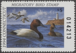 Picture of 1994 Connecticut Duck Stamp MNH VF