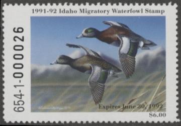 Picture of 1991 Idaho Duck Stamp MNH VF
