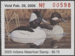 Picture of 2005 Indiana Duck Stamp MNH VF