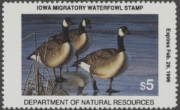 Picture of 1995 Iowa Duck Stamp MNH VF