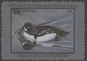 Picture of 1995 Kansas Duck Stamp MNH VF