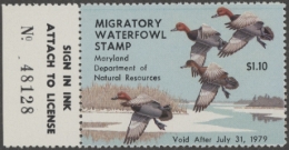 Picture of 1978 Maryland Duck Stamp MNH VF