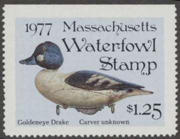 Picture of 1977 Massachusetts Duck Stamp MNH VF